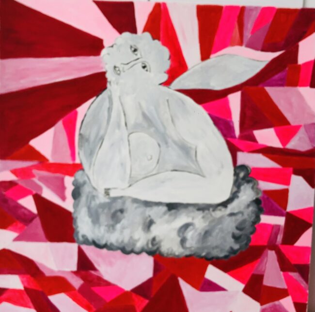Angel in Freedom/ 100x100/Leinwand/ Acryl